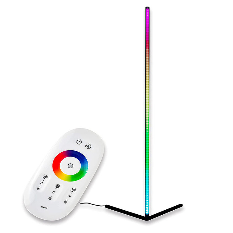 آباژور ایستاده مدل کرنر لایت طرح تریم pixel RGB