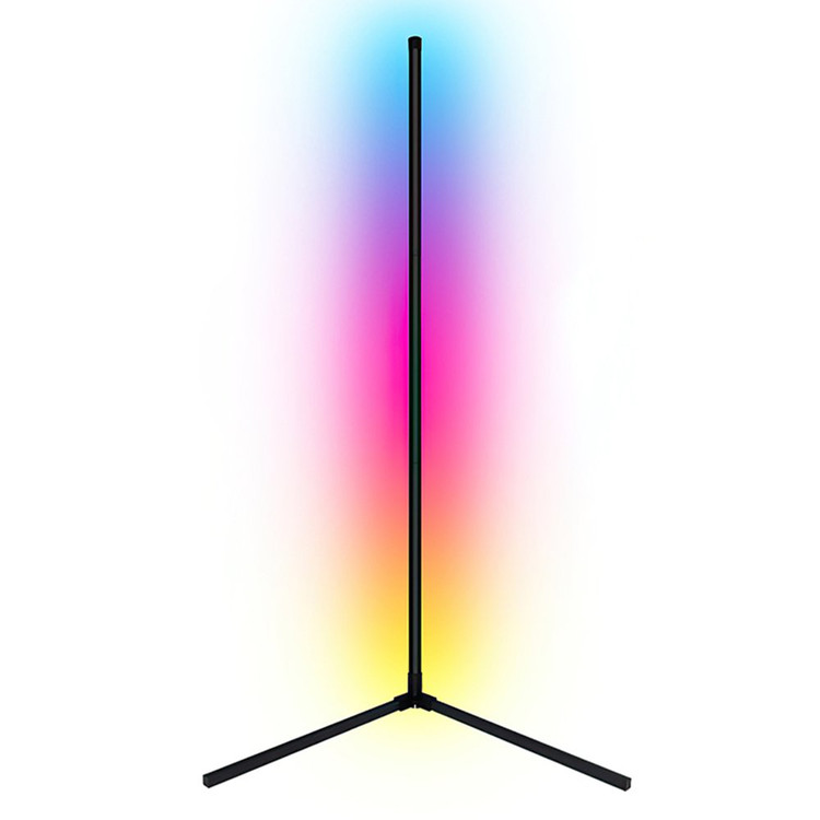 آباژور ایستاده مدل کرنر لایت طرح تریم pixel RGB